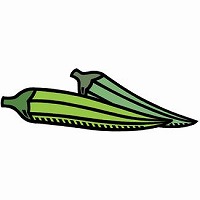 オクラのイラスト